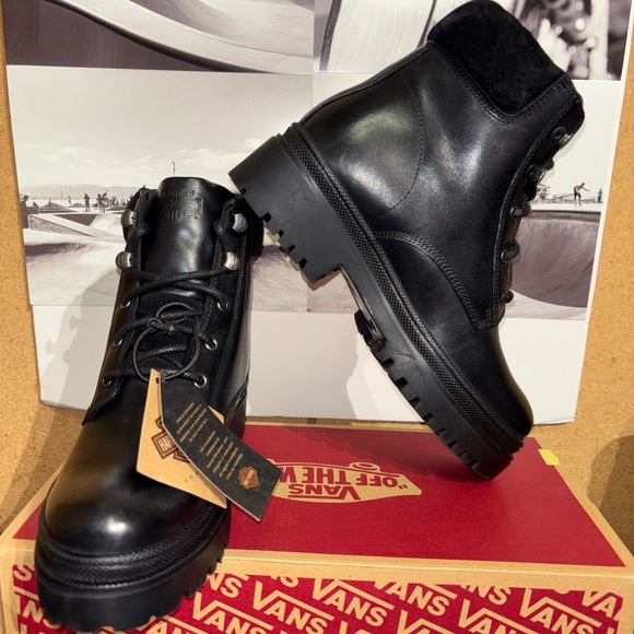 Harley Davidson Biker Boots sz 7 Women’s - Picture 1 of 15